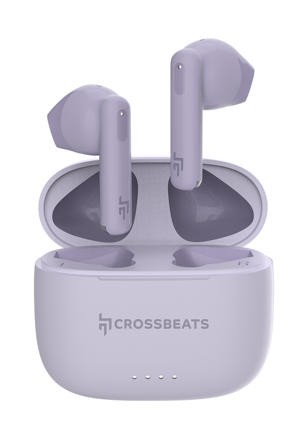 CROSSBEATS Atom Earbuds (Orchid purple) in Bangalore at ₹ 3,799