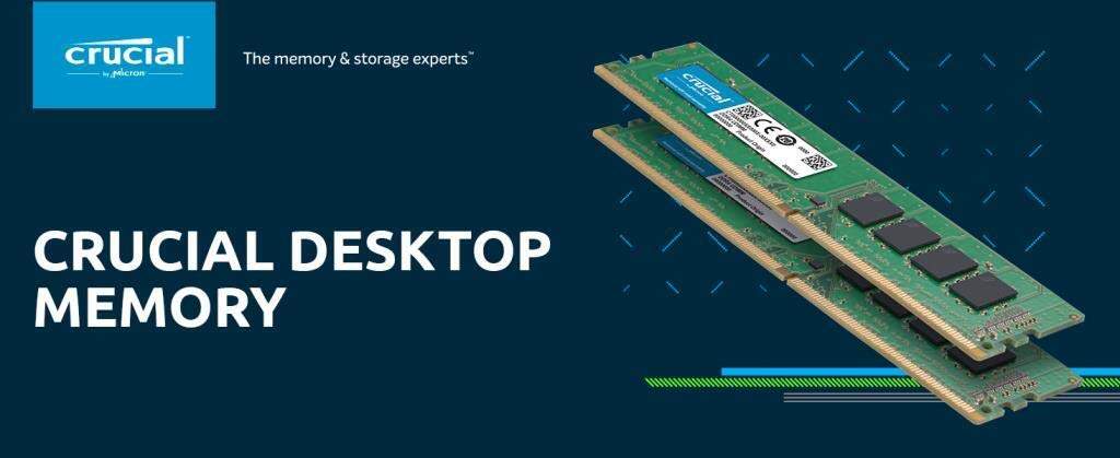 Crucial Basics 8GB DDR4 2666Mhz CL19 UDIMM RAM Memory Module