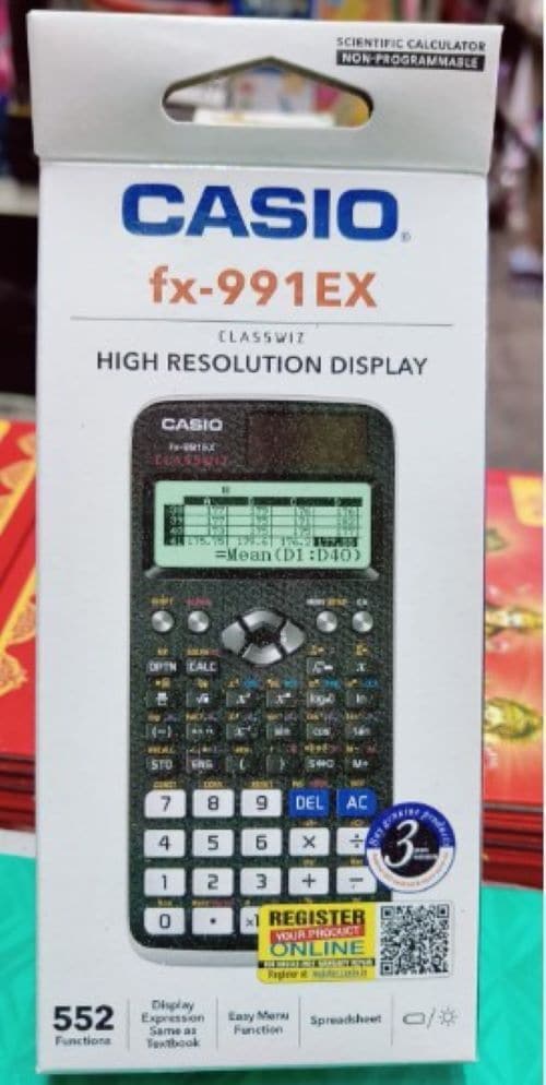 Casio Fx-991EX High Resolution Display Calculator in Kolkata at