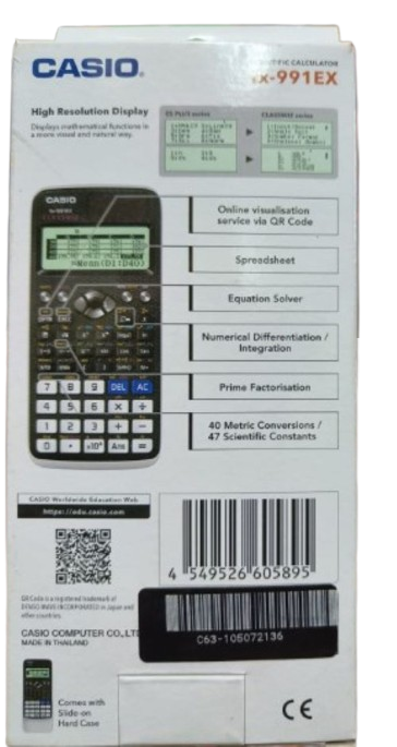 Casio Fx-991EX High Resolution Display Calculator in Kolkata at