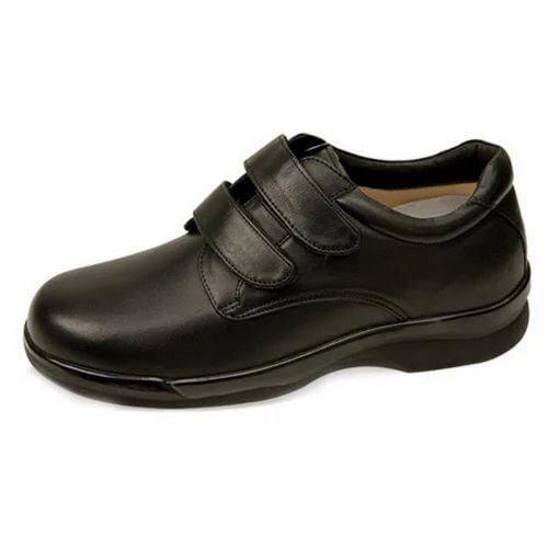 Customised Black Diabetic Orthopedic Shoe M Size in Bangalore at