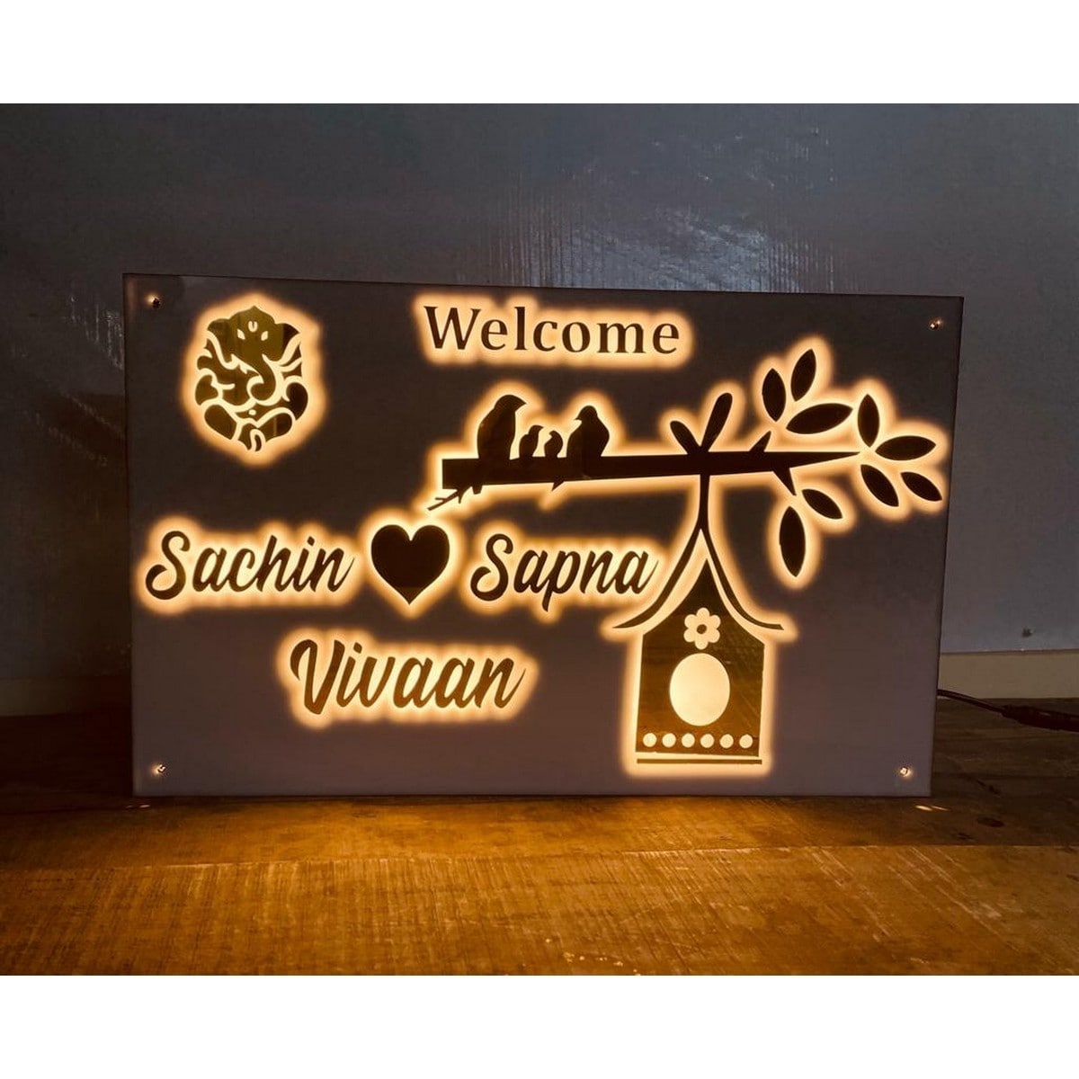 Customizable Embossed Name Plate in Delhi at best price by THAKUR