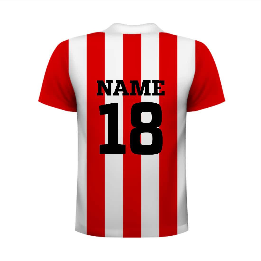 Customized Cricket T-Shirt For Boys (Red And White) in Meerut at