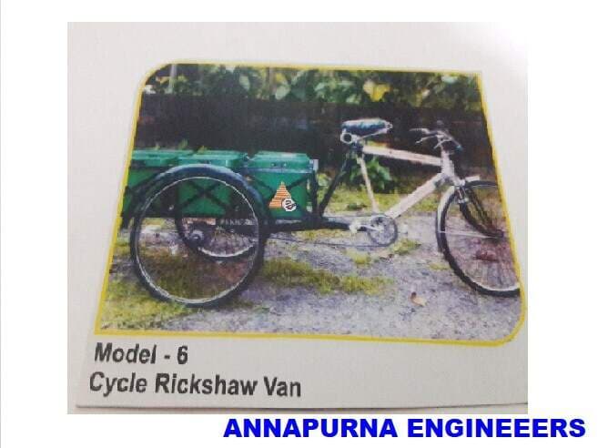 Cycle Rickshaw Van in Howrah at ₹ 2,400 ₹ 32,000 Pc by