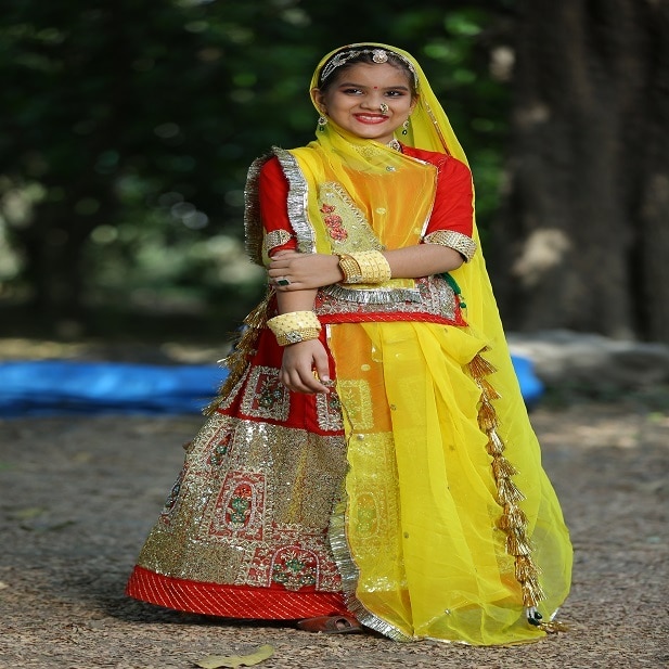 Soft Satin Printed Rajputi Dress Girls (Multicolor) in Bikaner at 1,500 - 2,400 / Set by Attari Textiles - Justdial Soft Satin Printed Rajputi Dress Girls (Multicolor) in Bikaner at 1,500 - 2,400 / Set by Attari Textiles - Justdial