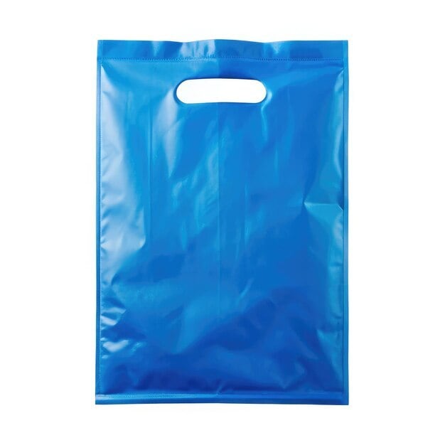 Rectangular Plain Plastic Carry Bag (Blue) in Coimbatore at ₹ 12