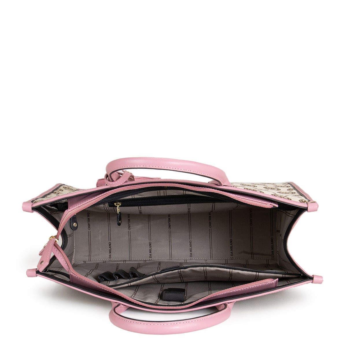 Da Milano Pink Dm Ladies Computer Bag LCB-00103AMISA ROSEDM in