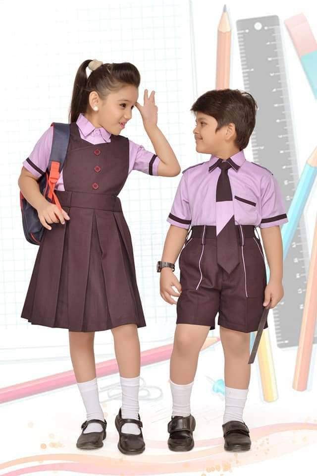 Boys' Dark Brown Cotton School Uniform in Jodhpur at ₹ 350