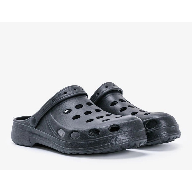 Black Synthetic Solid Slippers For Boys, Size in Delhi at