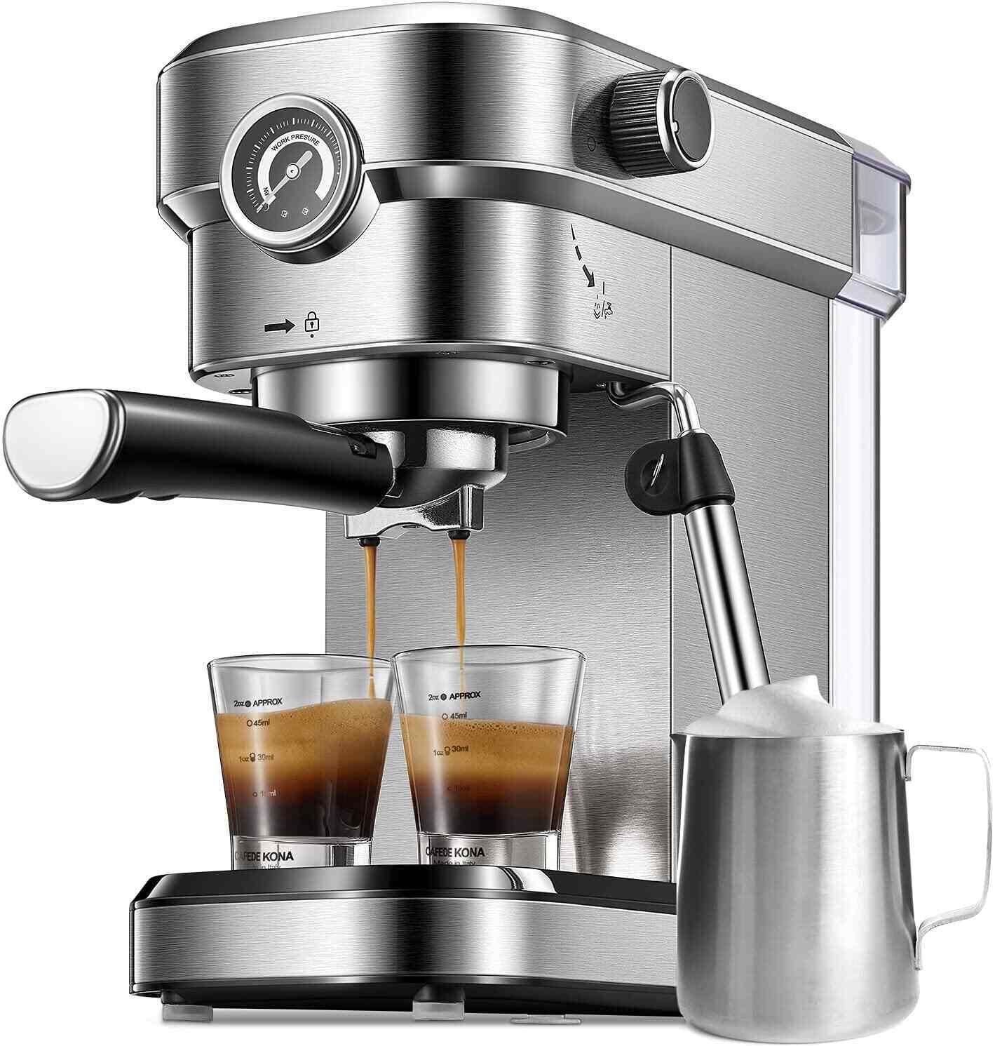 DD6851 Automatic Single Cup Espresso Coffee Machine L) 03