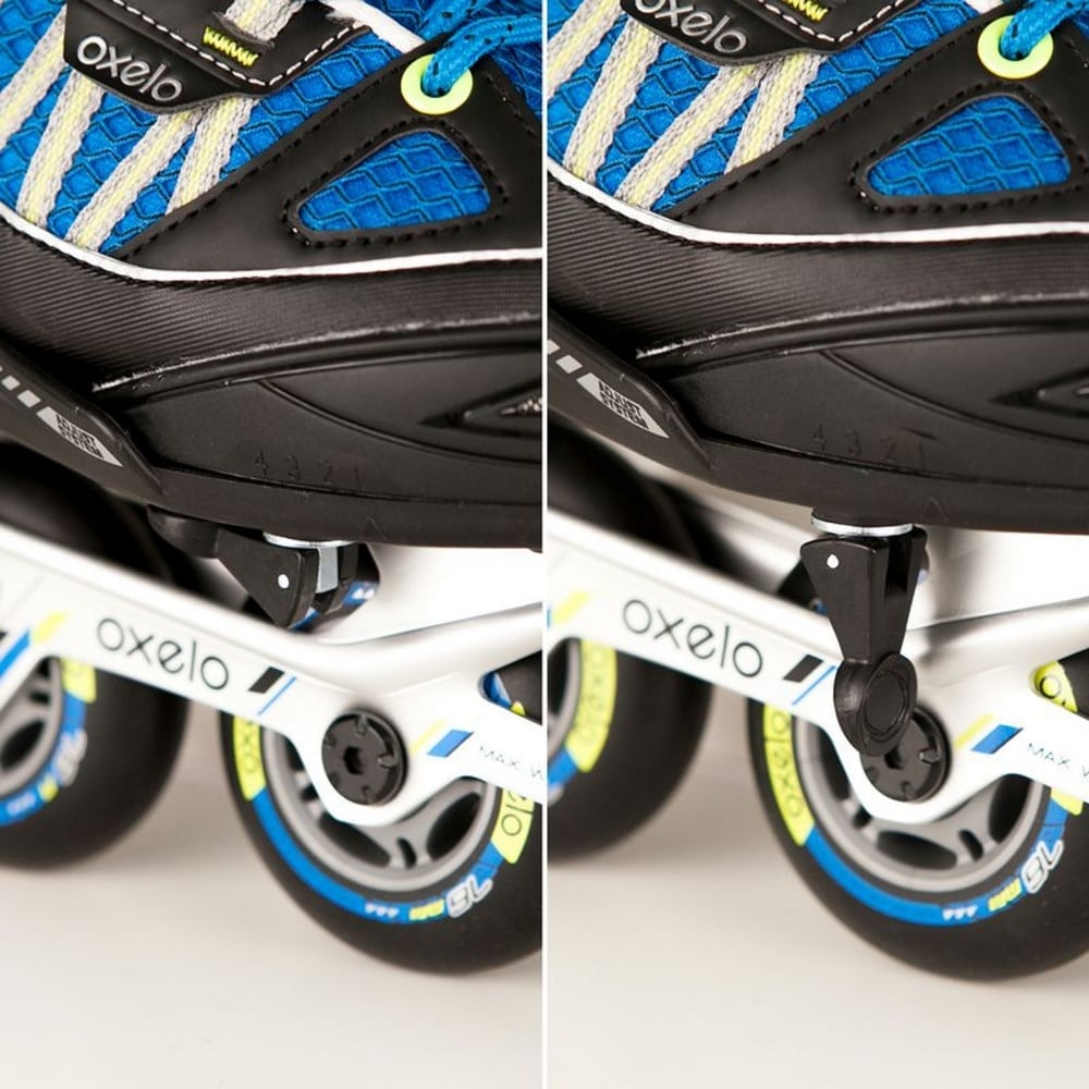 Oxelo Fit 5 Jr Kids Inline Roller Skates (Blue) in Bangalore at best