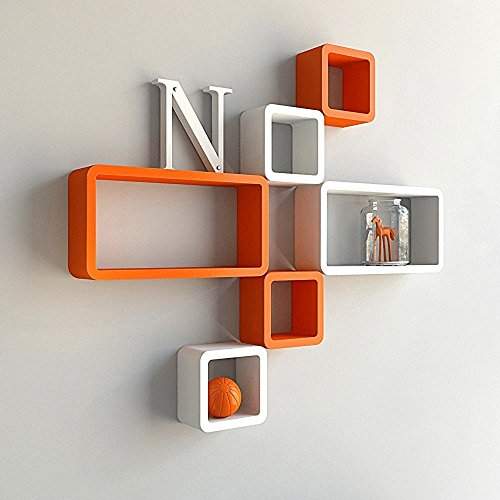 Buy Decoration Shop Wall Shelf Set Of Six Designer Wall Rack