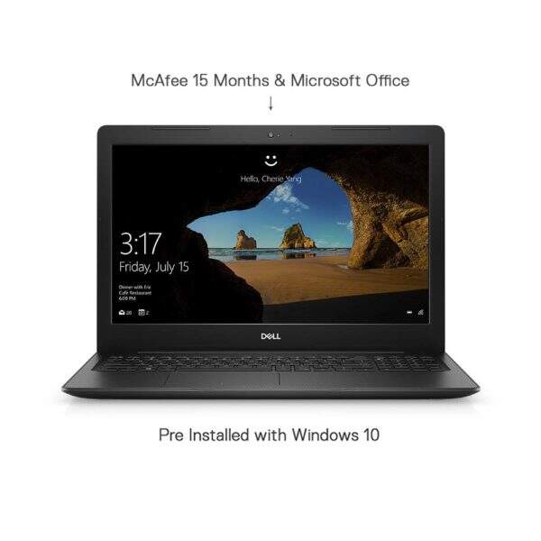 DELL Inspiron 3593 Inch FHD Laptop 10th Gen i3 1005G1 4GB 1TB