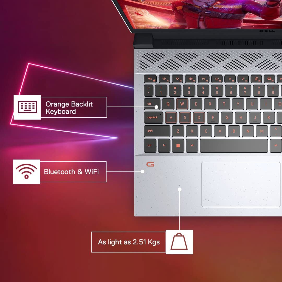 DELL G15 Gaming Laptop (Windows 11 Home, Ram GB, 512 GB, AMD