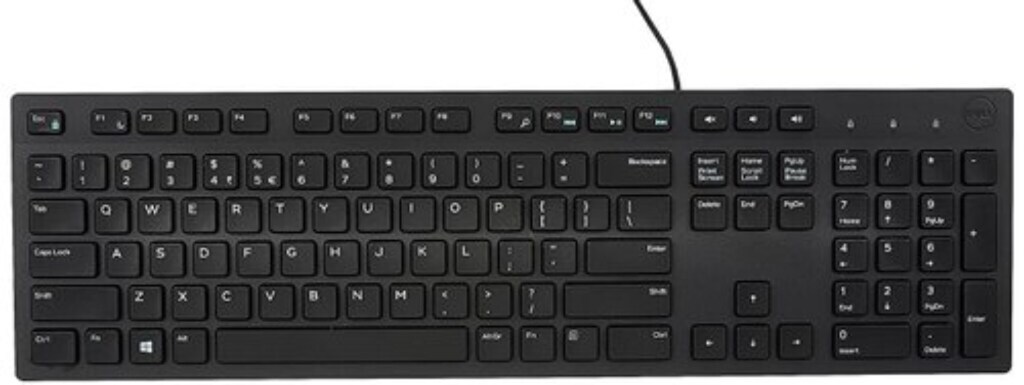 Dell 104-Key Wired Plastic Keyboard