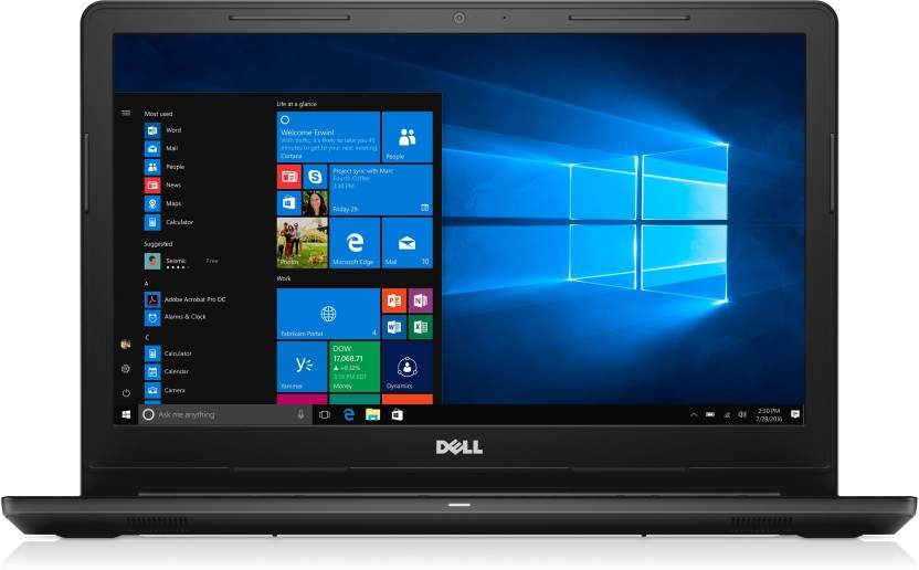 Buy Dell Inspiron 15 3000 Core I3 6th Gen 4 Gb 1 Tb Hdd Windows 10 Home 3567 Laptop 15 6 Inch Black Features Price Reviews Online In India Justdial