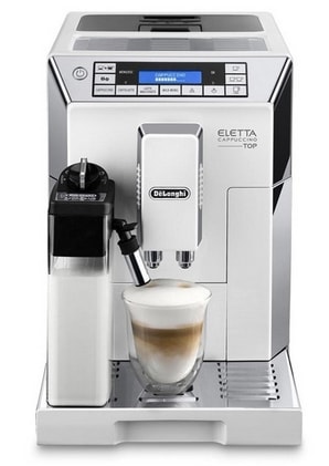 DeLonghi Bean To Cup Eletta Cappuccino TOP ECAM 45.760.W Coffee Maker White  in Mumbai at best price by Makxpresso India - Justdial