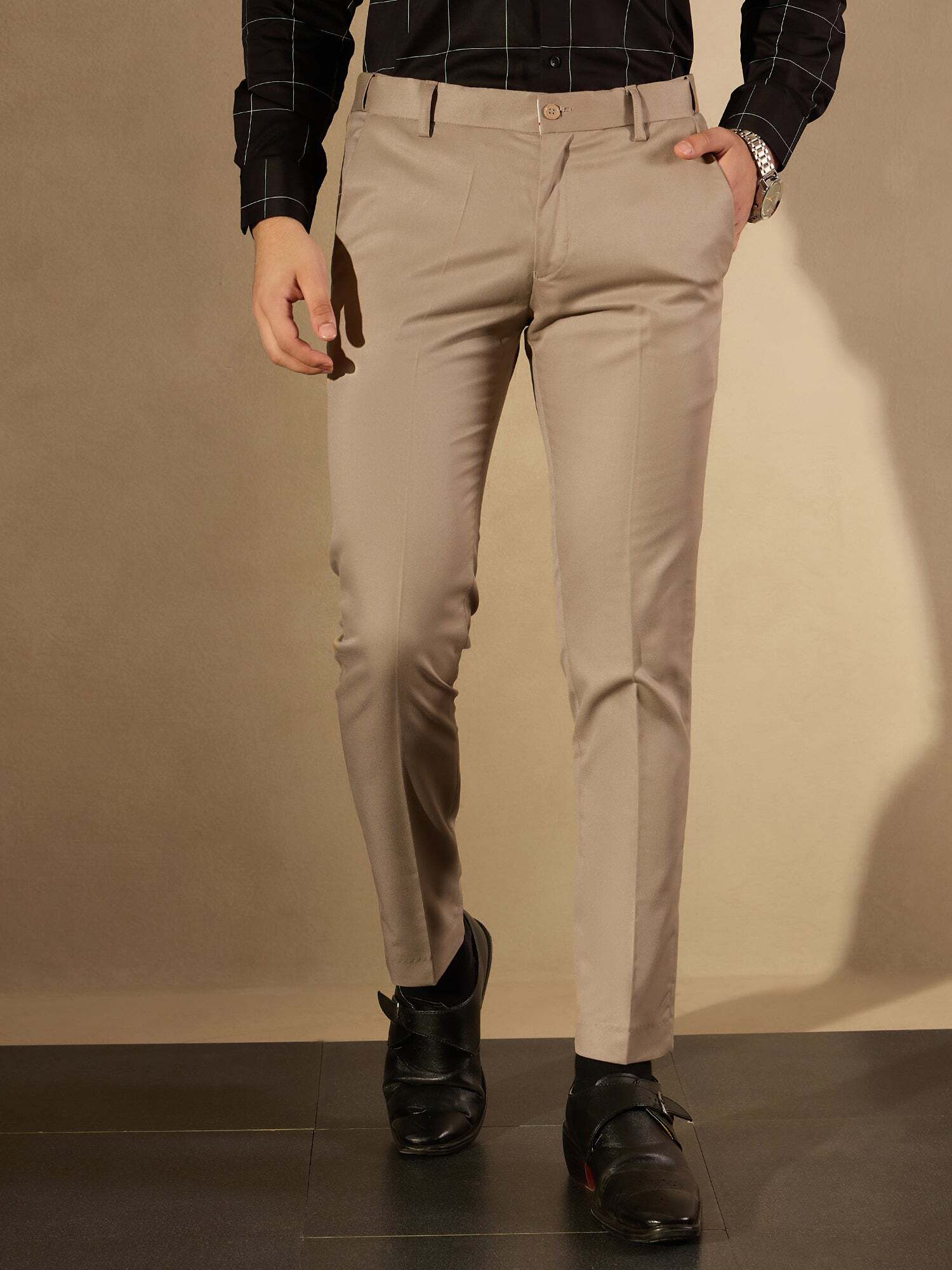 Dennison Drop Shoulder Half Sleeves Oversized Casual Shirt Off