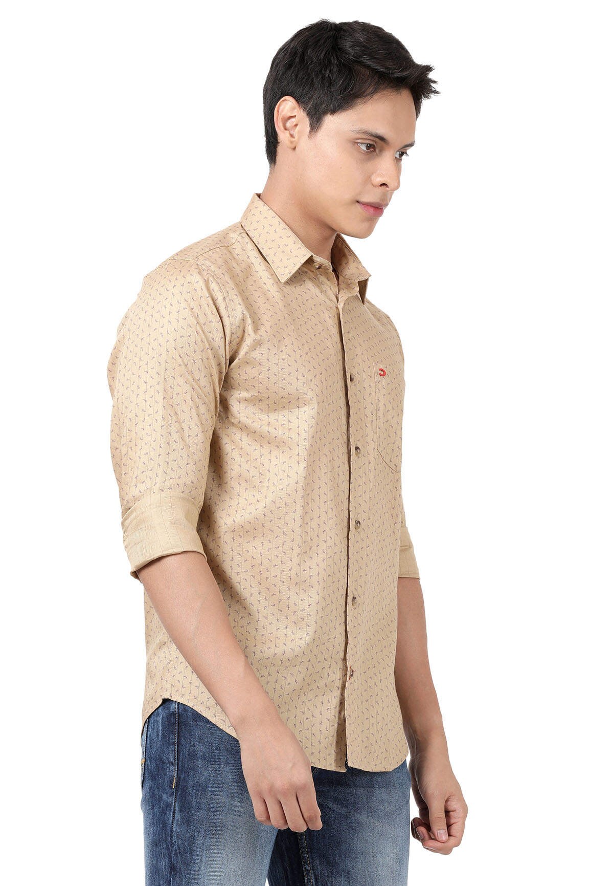 DERBY Clean Look Slim Fit Knitted Denim Jeans (Brown) in Chennai