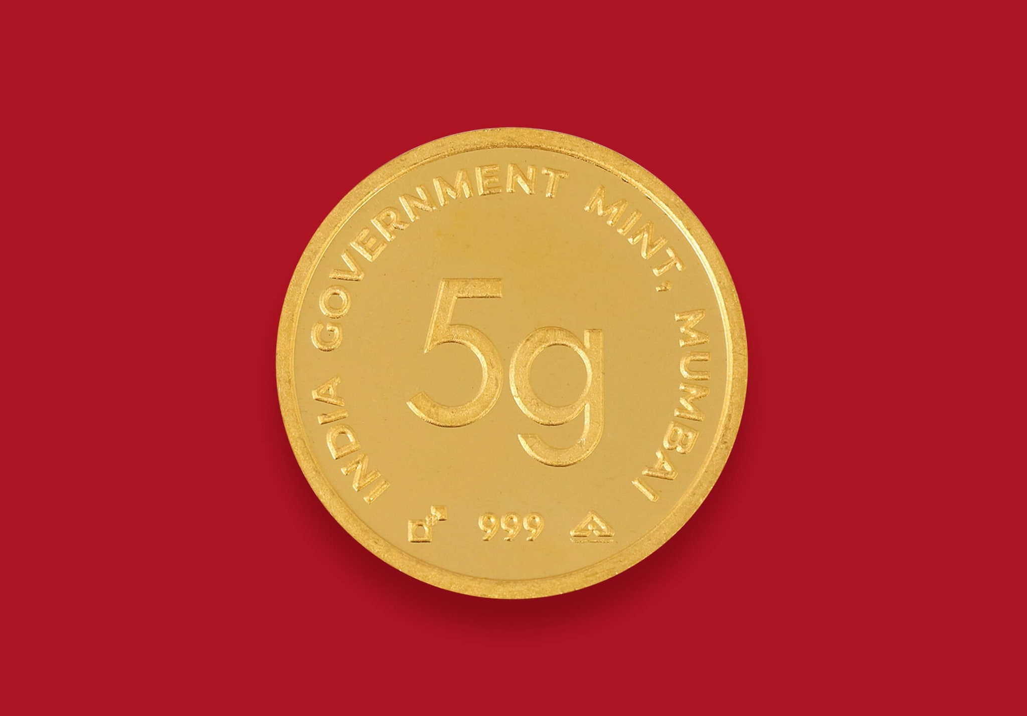 Designed 916 Second Hand Gold Coin in Thanjavur at ₹ 6,000 Gm