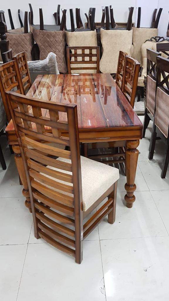 Seater Dining Table Standard Size In Feet Designer Seater Wooden