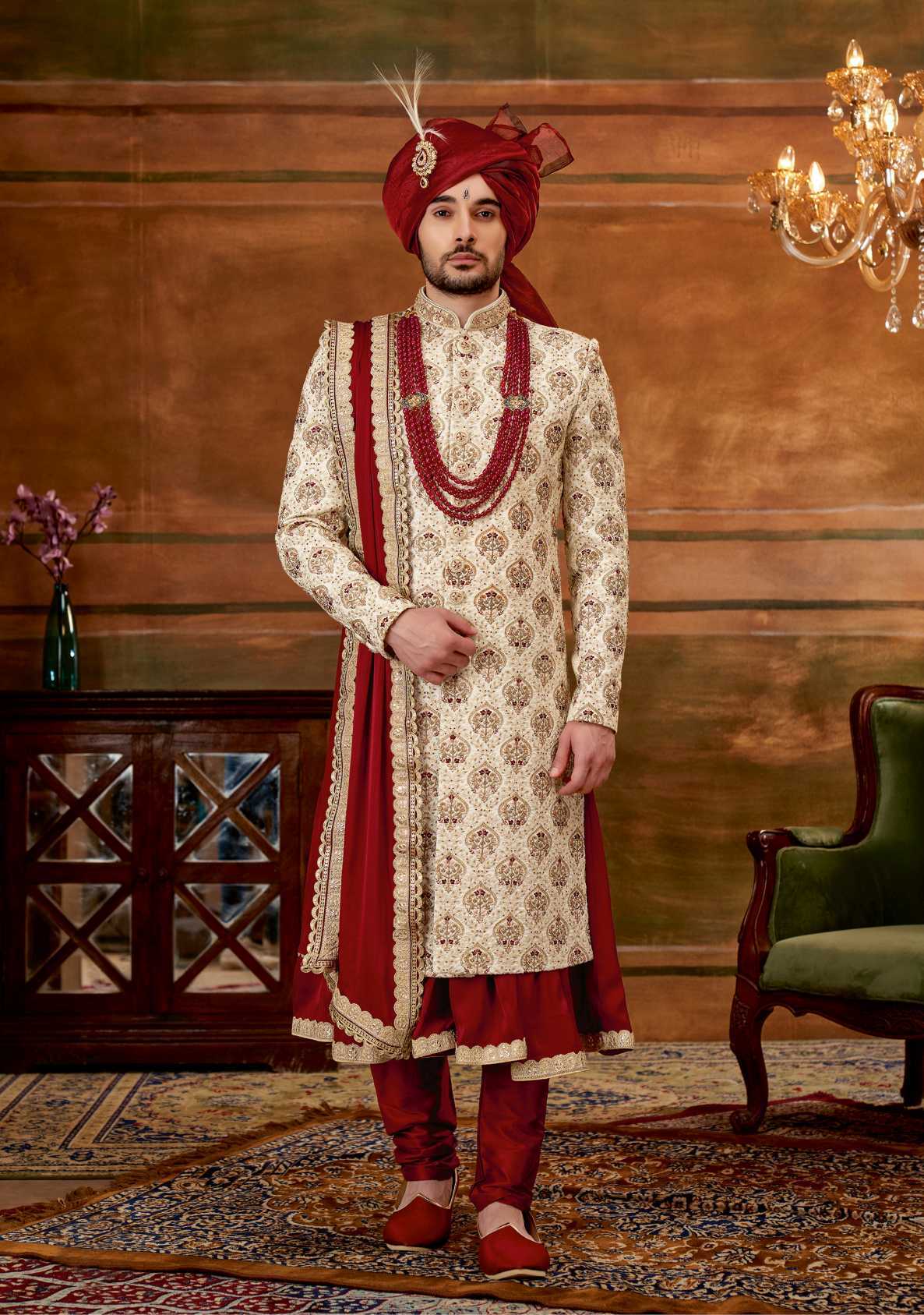 Designer Dulha Sherwani For Wedding Wear in Delhi at ₹ 2,650