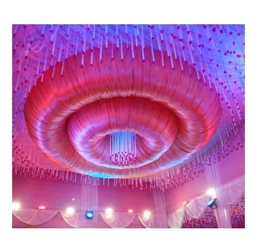 Jhumar Dance Dj Jhumar Designer Jhumar Ceiling Tent Pink 15x15