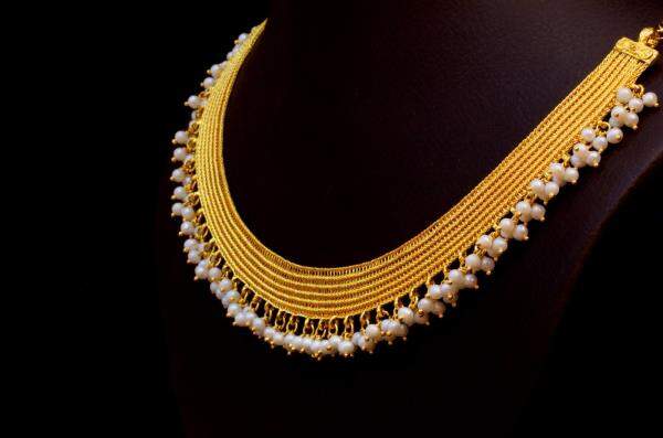 Designer Necklace Gold Set in Vadodara 