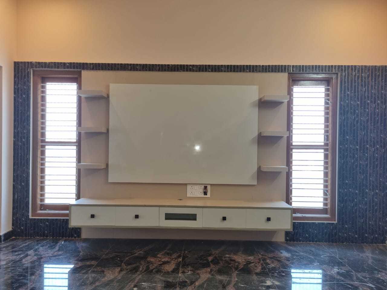 Rectangle White Wooden Lcd TV Cabinet For Living Room in Hosur at ₹ 150 ...