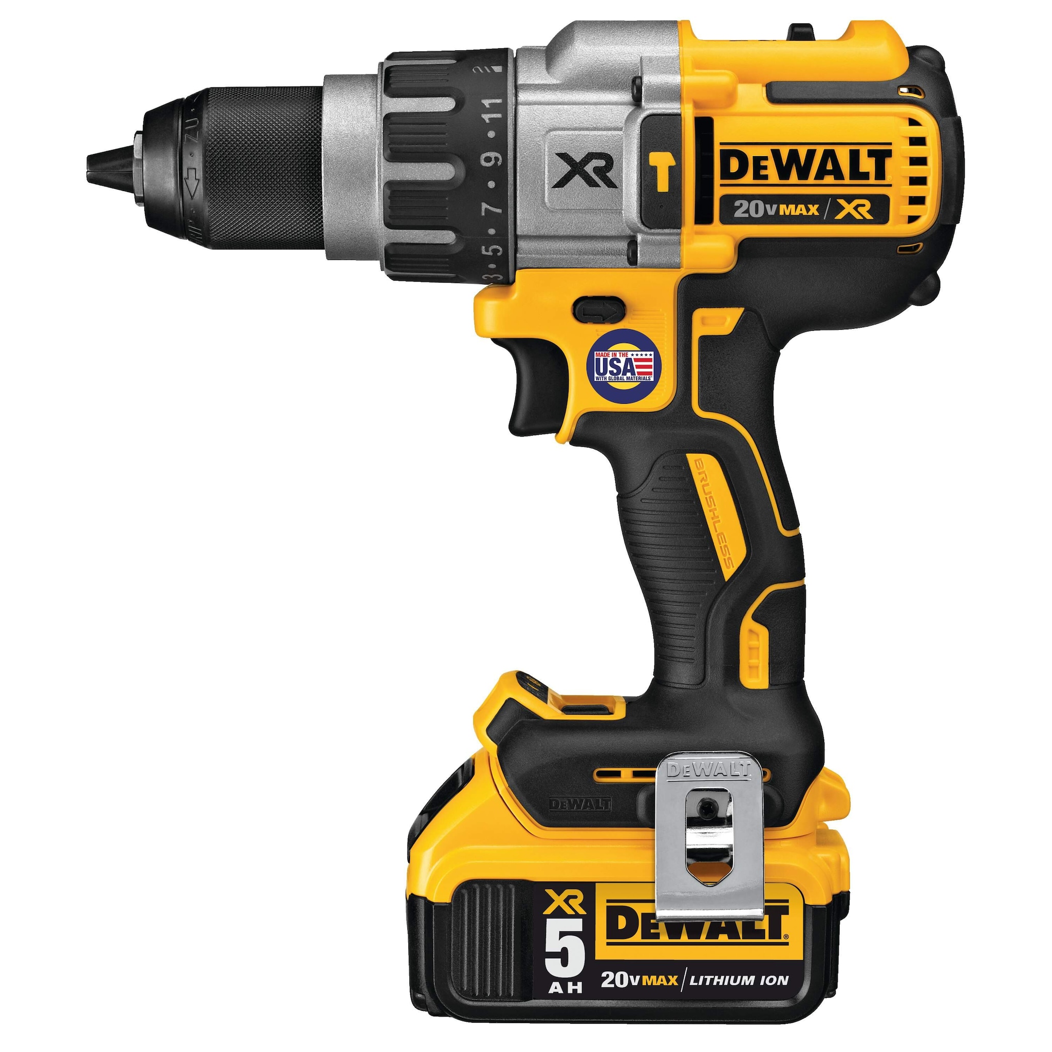 DEWALT DCD996P2 20V Max Xr Brushless Cordless 3-Speed 1/2 In