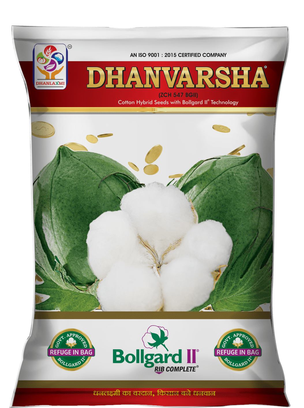 Dhanlaxmi Cotton Hybrid ZCH-547 BGII Seeds in Himatnagar at best
