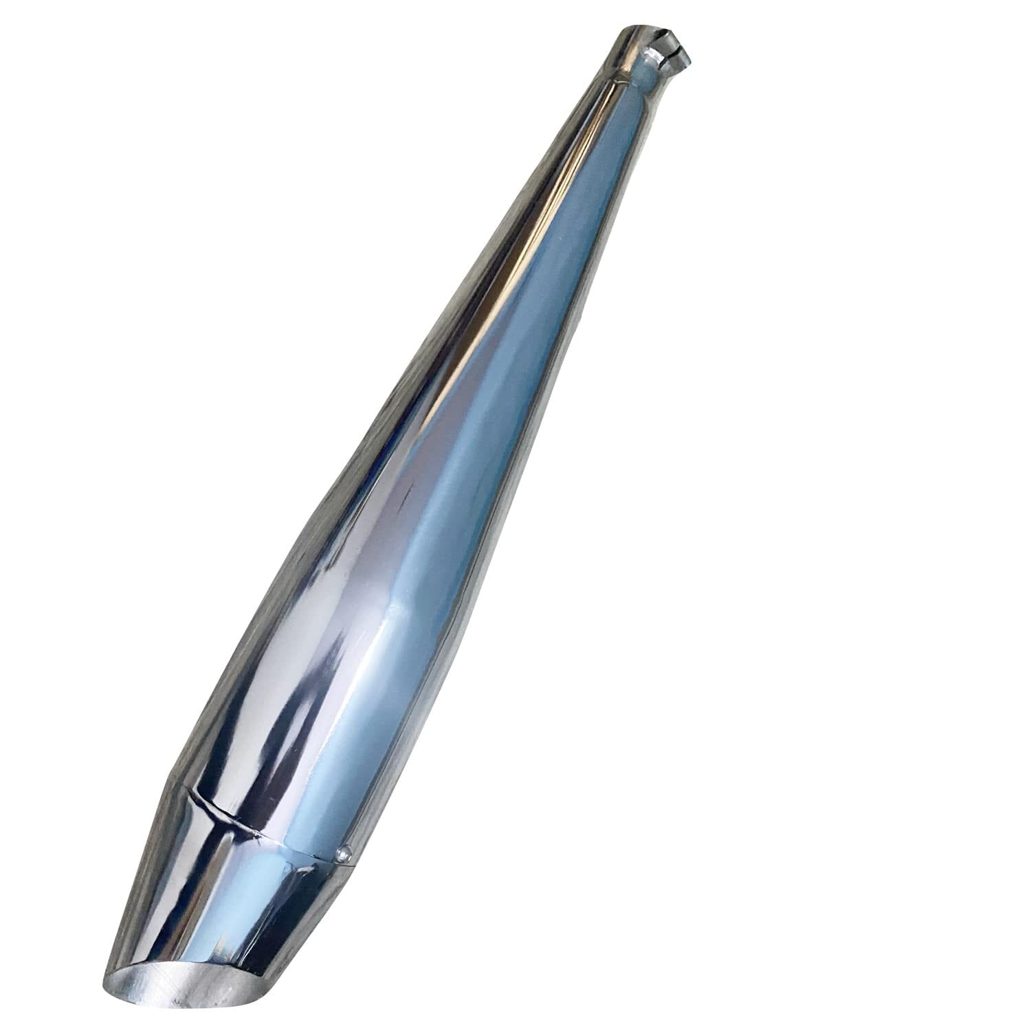 Dhe Best Bike Dolphin Exhaust Silencer Glasswool Chrome Silencer