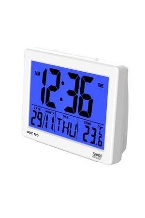 Digital Alarm Clock With Temperature, Date Month Display in