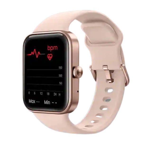 Fossil Rose Gold, Black Smart Watch (Pink Strap Free Size) in