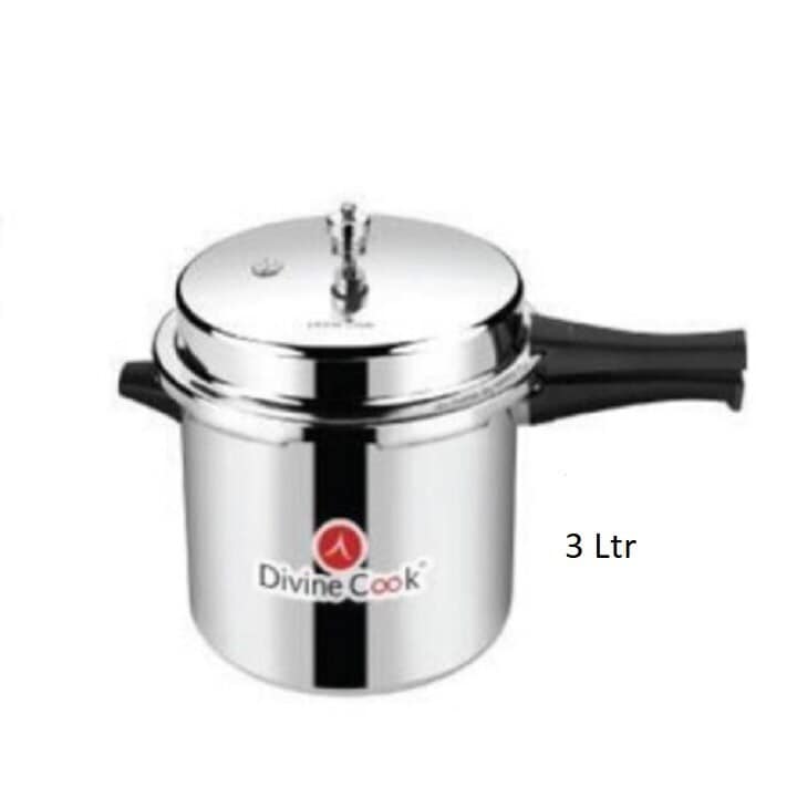Divine Cook Aluminium Infinity Pressure Cooker (3 Liter) in Mandla