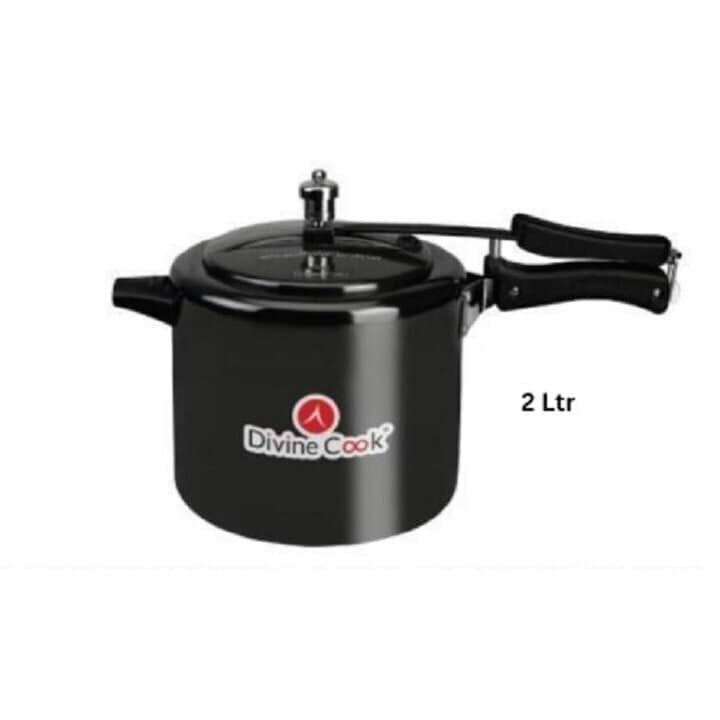 Divine Cook Hard Anodize Aluminium Extra Mile Pressure Cooker (2