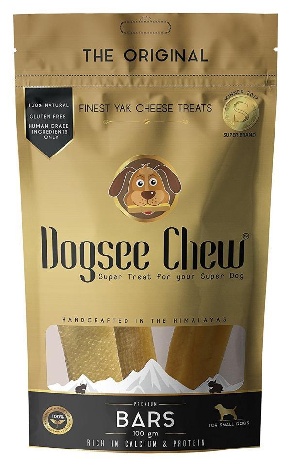 Dogsee Chew Dog Treats Medium Dental Bars Natural Yak Milk Chews