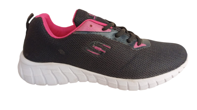 Columbus Royal Blue And White Men's Mesh Sports Running Shoes in