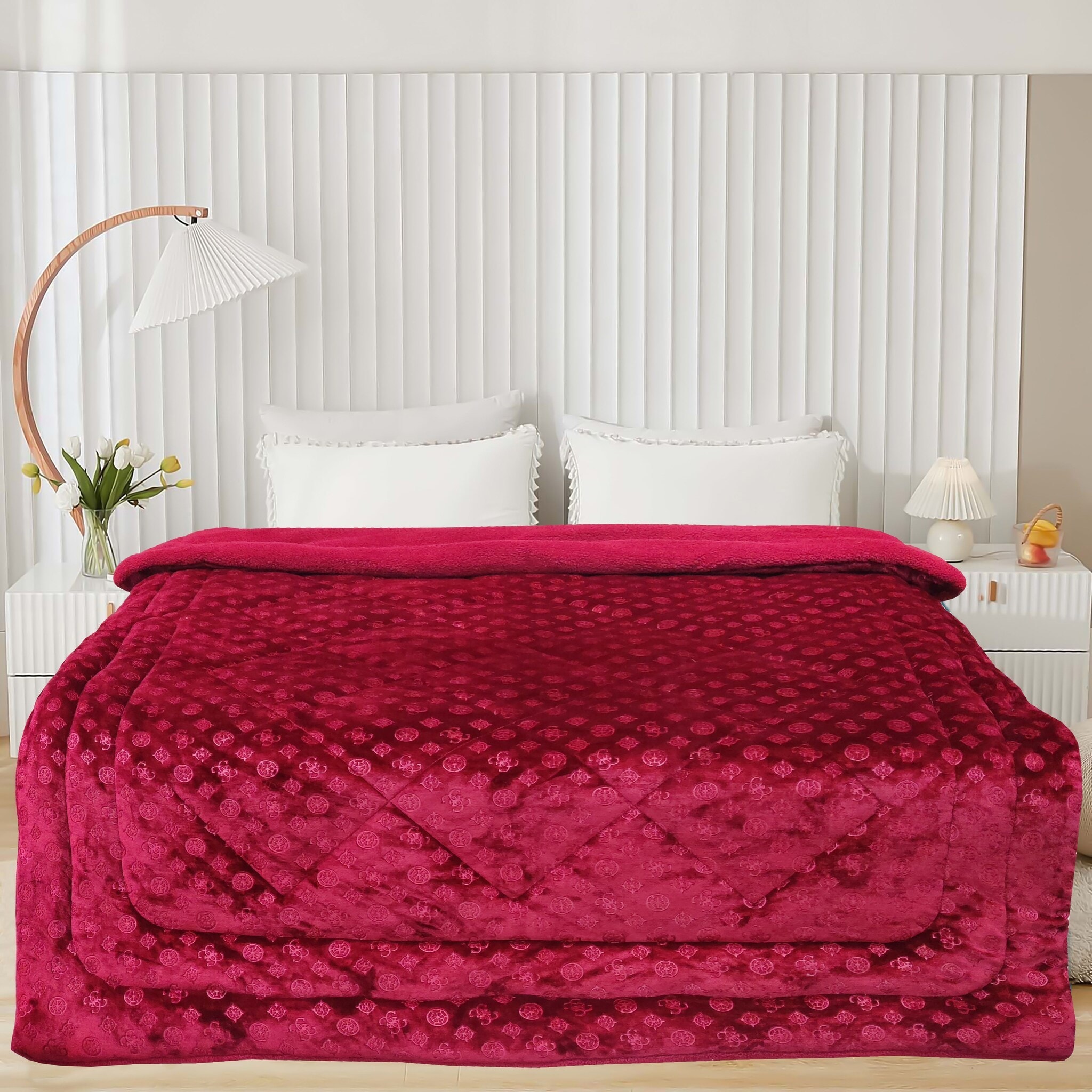 Double Bed Flannel Quilt Rajai 450 GSM Velvet Quilt in Panipat at