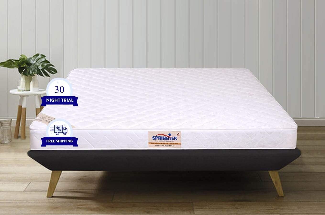 Springtek Dual Comfort Hard Soft Mattress Single (75x36x4 in