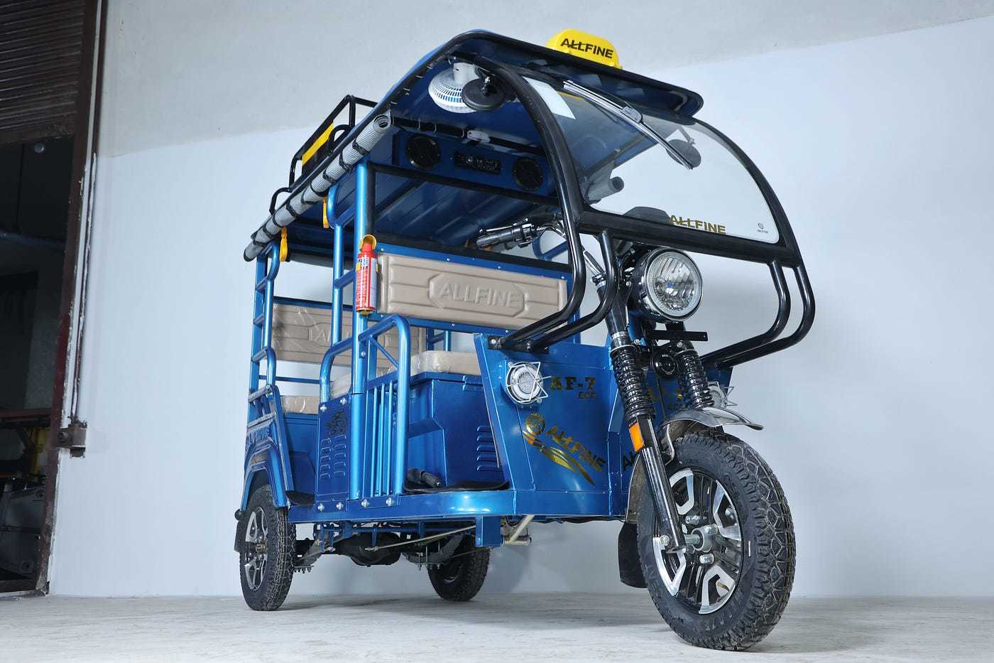 Durable 5 Seater E Rickshaw with Advanced Safety Features in Mumbai at ...