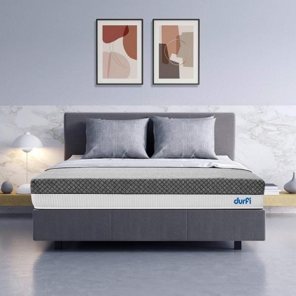 Durfi Original Grey Memory Foam Orthopedic Certified Luxury Bed