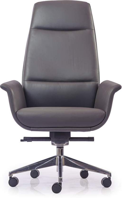 Durian Leather Grey Corporate Office Chairs Get Best Price from