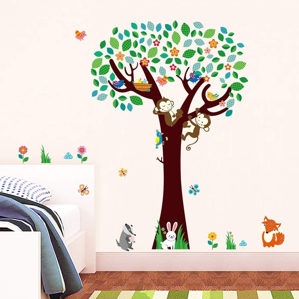 Buy ElecMotive Cartoon Forest Animal Monkey Birds Fox 