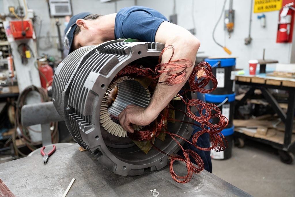 Electric DC Motor Repair