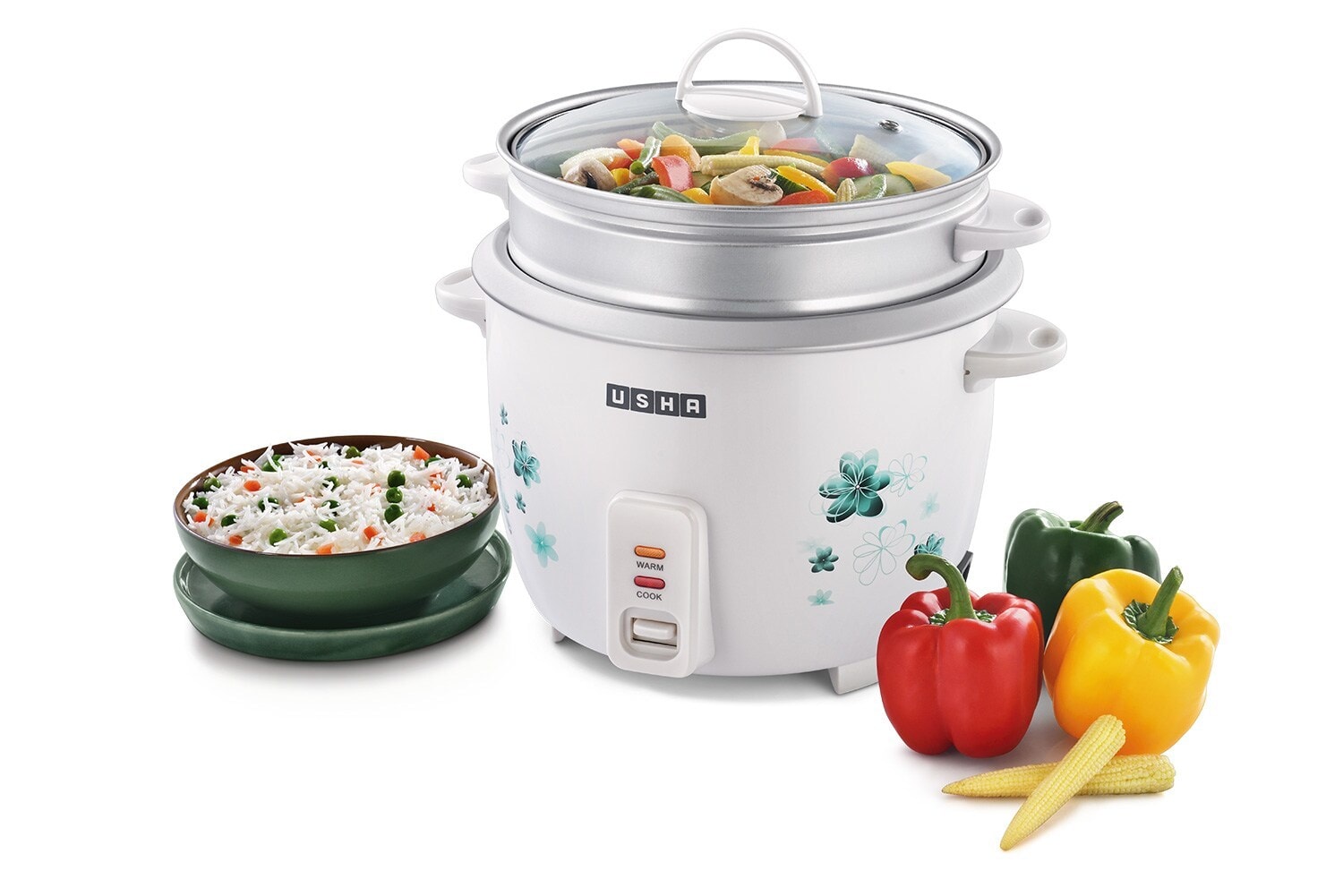 RC3718S Electric Rice Cooker, 860W, Stainless Steel Body, Ltr