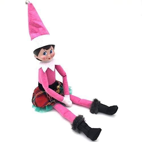 pink elf on the shelf doll