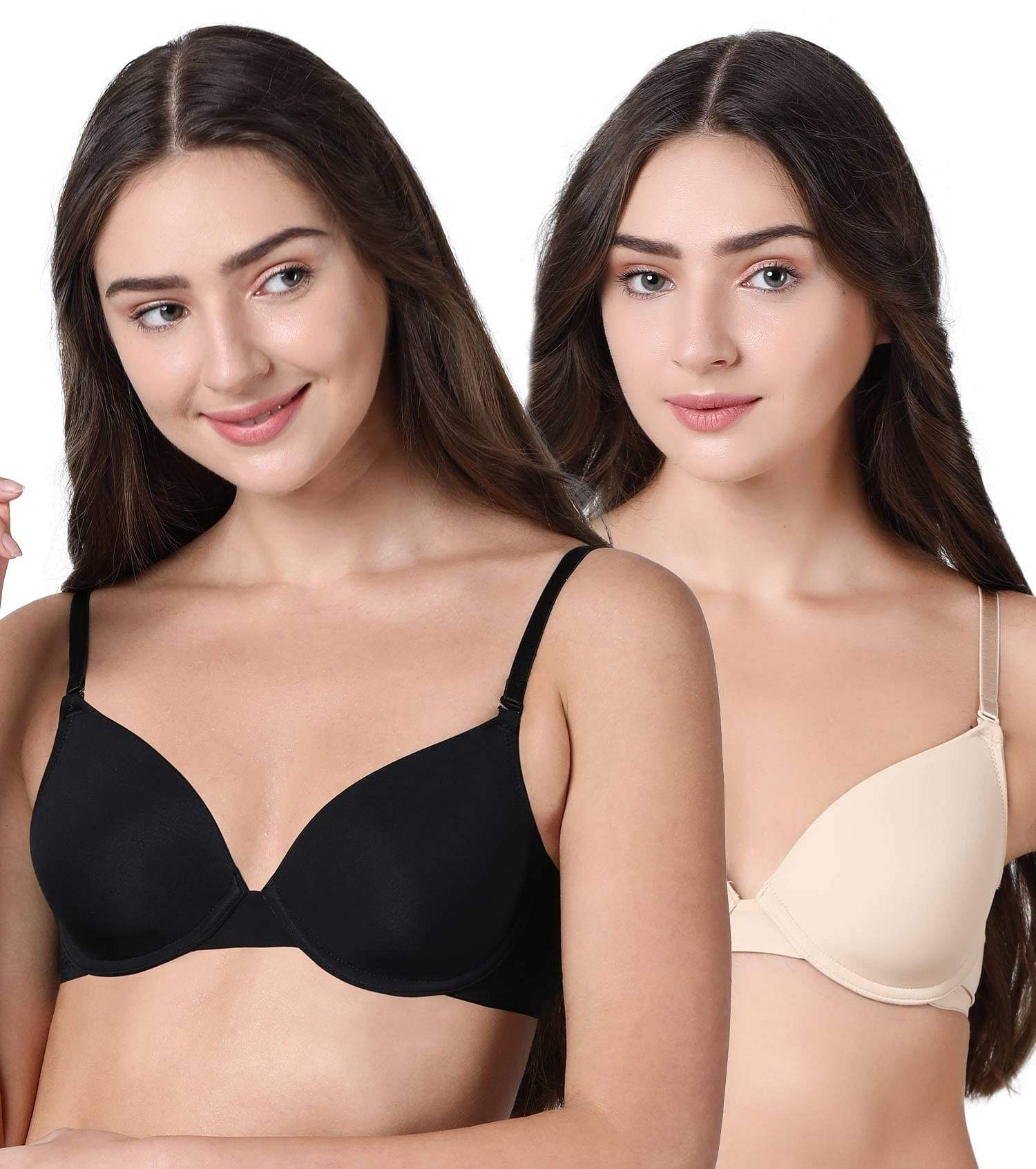 Enamor F038 T-Shirt Women's Bra With Detachable Straps Padded