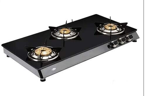 Essnova 357 Titanium Burner Stainless Steel Gas Stove (LPG/PNG