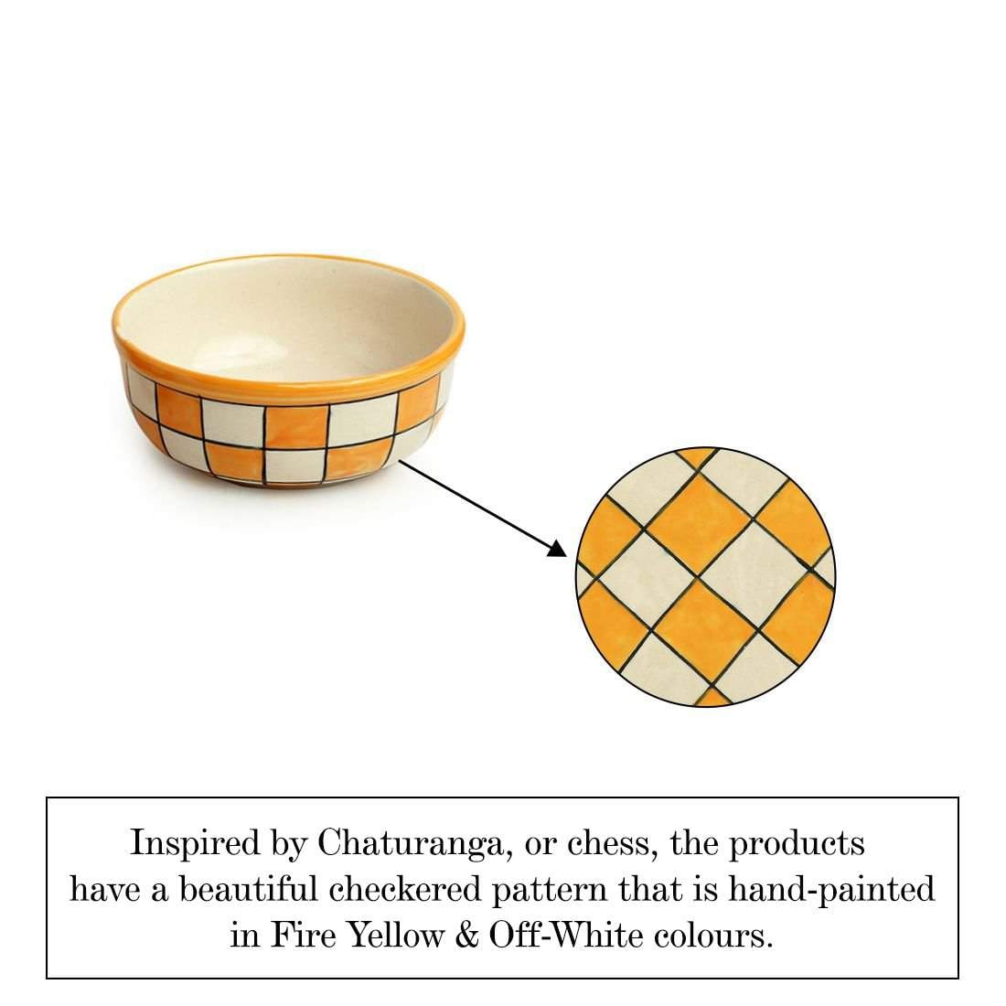 Ceramic Red Serving Katori Set Get Best Price from Manufacturers